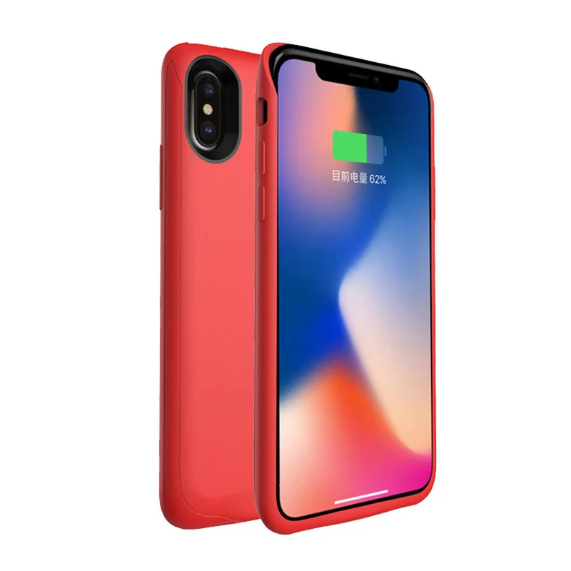 Чехол зарядка Батарея Зарядное устройство чехол для iphone X 4000 мАч Мощность Bank Дело внешнего резервного Батарея зарядки чехол для iphone X 10 4000 мАч