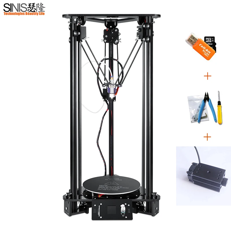 Sinis T1 3D принтер большого размера impressora 3d D180 * h320мм умный уровень лазерная