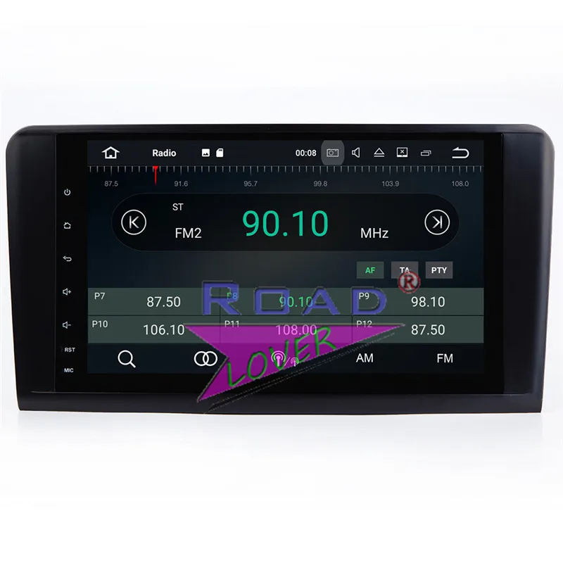 Автомобильный GPS навигатор TOPNAVI Android 7 1 для Mercedes Benz ML CLASS W164 ML350 ML430 ML450 ML500 GL320/R Class W219