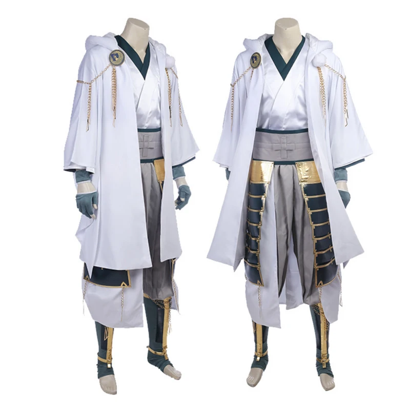Touken Ranbu Online Косплэй костюм Tsurumaru Kuninaga полный комплект состоящий из универсального