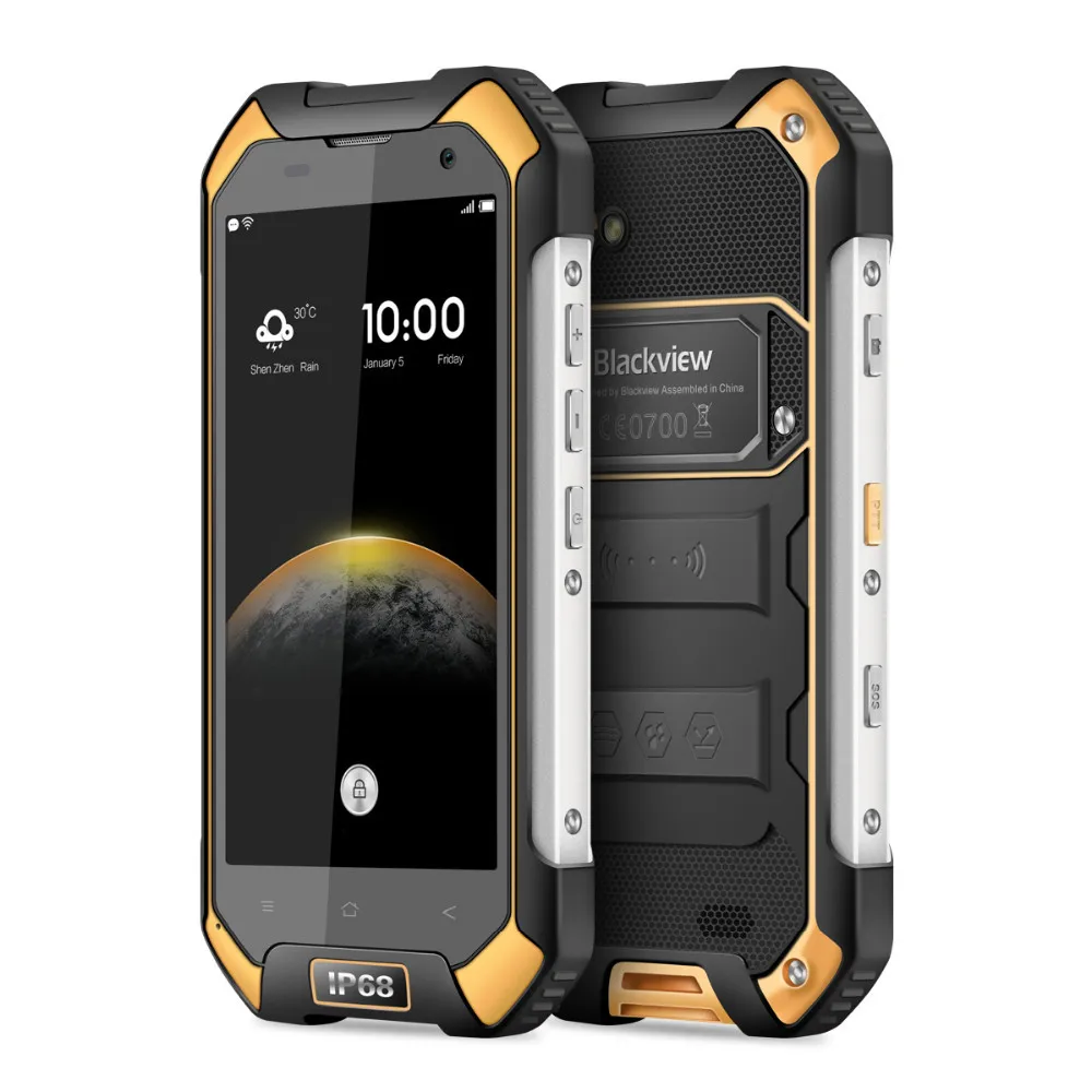 Blackview BV6000s смартфон с 5 5-дюймовым дисплеем четырёхъядерным процессором MTK6737T ОЗУ 2