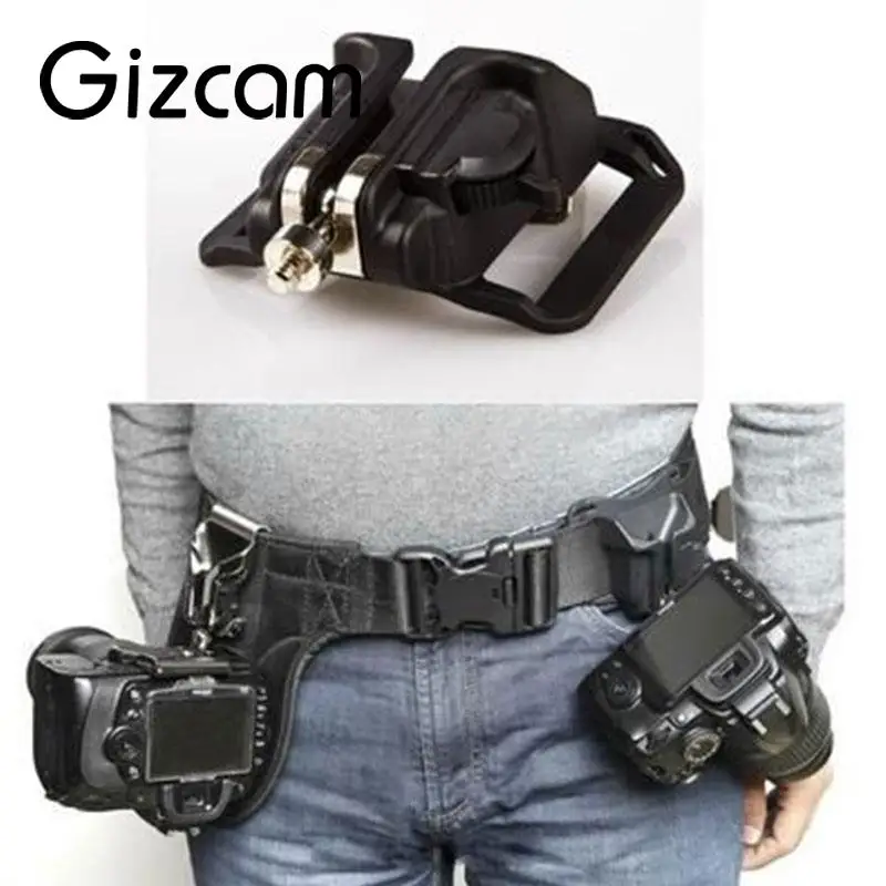 New Fast Loading Camera Waist Belt Buckle Button Mount For SLR Camera^ | Электроника