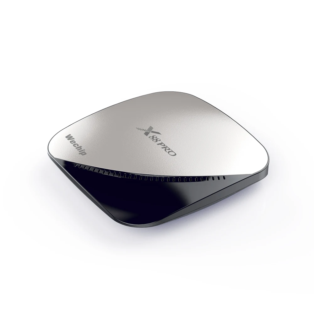 Wechip X88 Pro ТВ коробка Android 9 0 RK3318 2 4G/5G WI FI 4G DDR4 sd карты до 64 Гб памяти на носителе eMMC