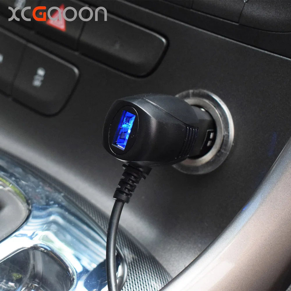 Автомобильное зарядное устройство XCGaoon адаптер Micro USB 3 5 м в 2 а с usb-портом для