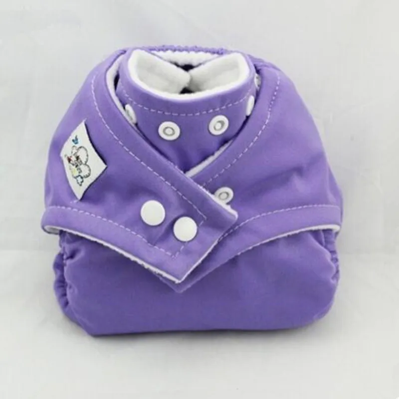 Purple Многоразовые детские подгузники для младенцев, тканевые подгузники, мягкие чехлы, детские подгузники, размер регулируемого размера, тренировочные штаны, размер регулируемого размера, Прямая поставка - Цвет: Purple
