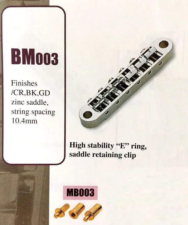 Tune-O-Matic LP SG электрогитара мост BM003 Сделано в Корее