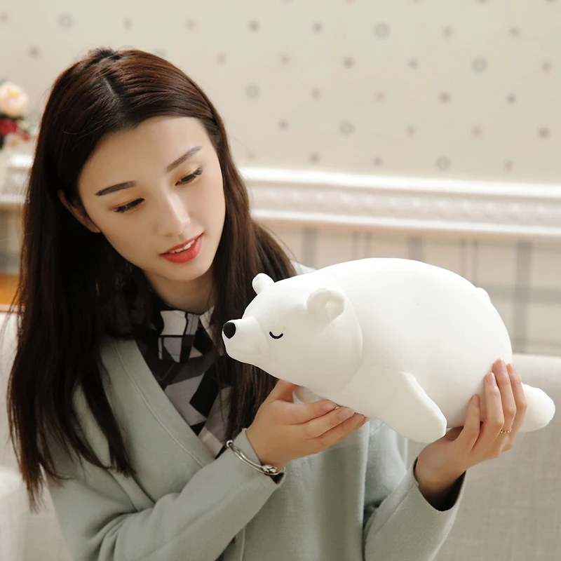 30 см Симпатичный Белый полярный медведь плюшевый пенопласт мягкая набивная