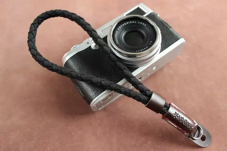 Круговое отверстие хлопок 24 см качество камеры ручной ремешок черный для Leica M8 M9 Fujifilm X20 X100s X-E1