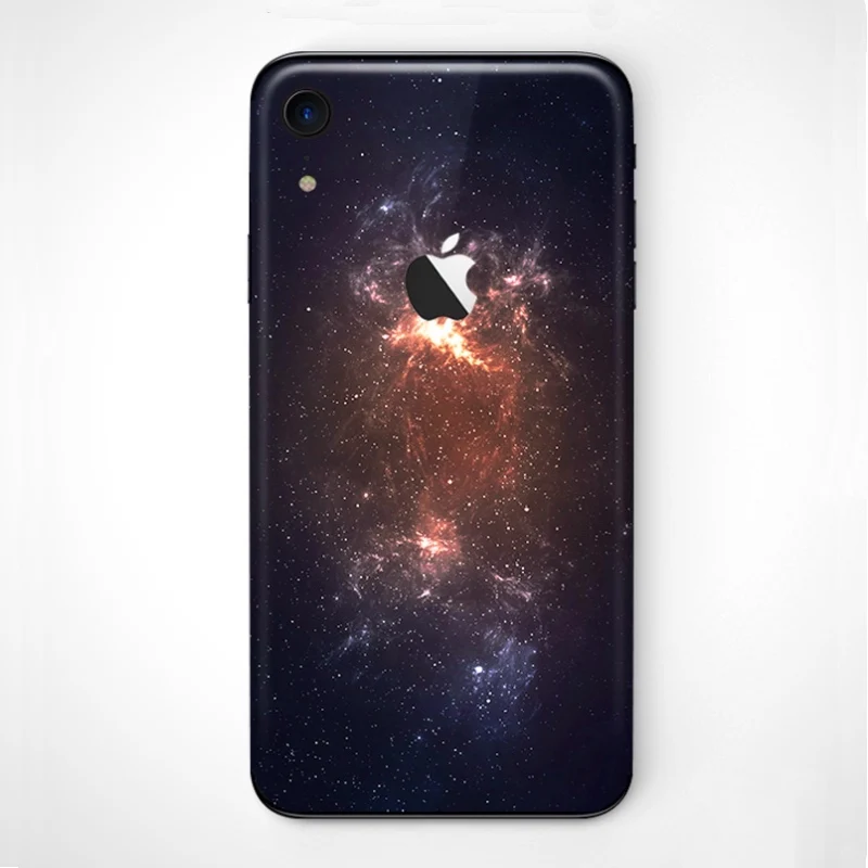 Наклейка на телефон для Apple 6/6S 7 8 Plus, наклейка на телефон для iPhone X XR Xs Max, защита задней крышки, пленка с бесплатной прозрачной крышкой