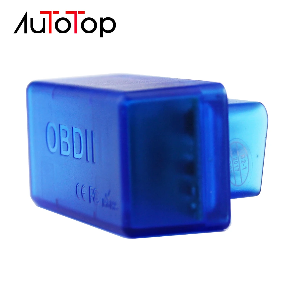 AUTOTOP OBD2 Bluetooth адаптер ELM 327 V2.1 Android Torque OBDII автомобильный диагностический