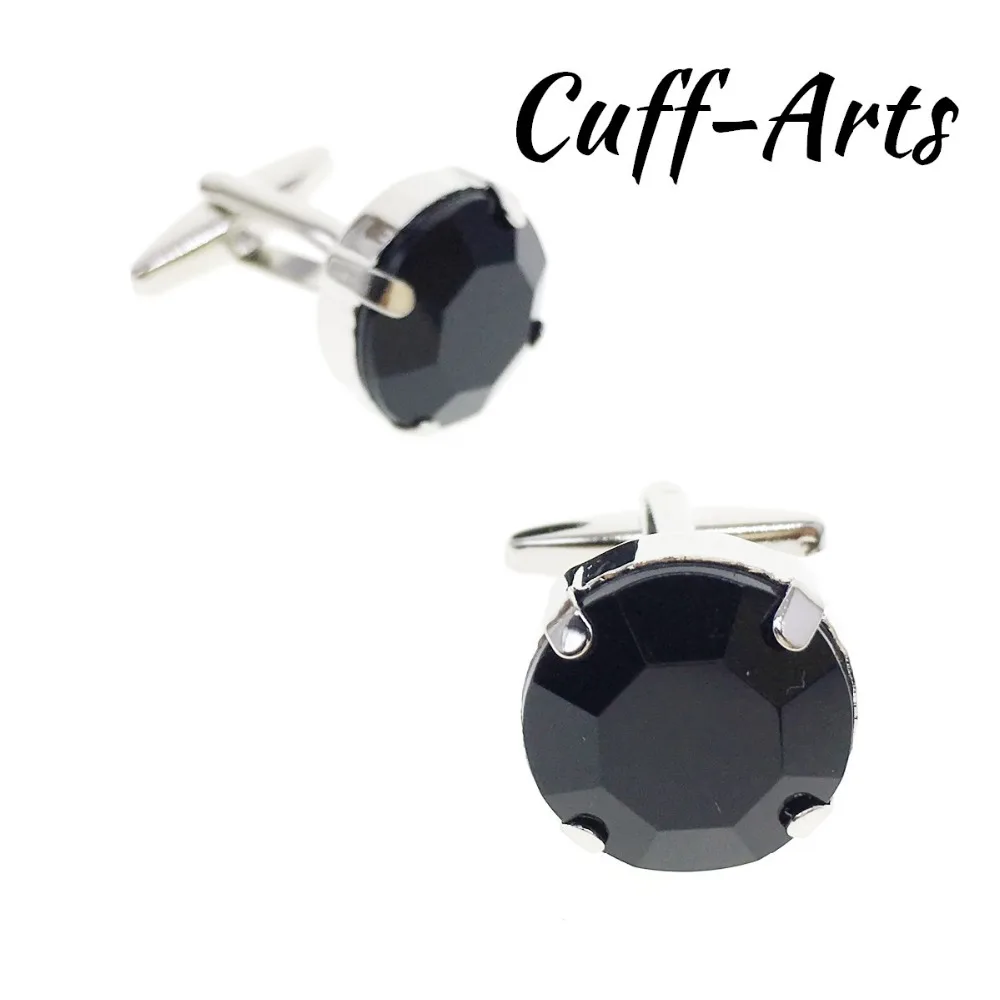 

Cufflinks Fashion New Cufflinks Acrylic Crystal Cufflinks Black NOT Classic Rhinestone Cuff Links Gifts Wedding For Men C20122
