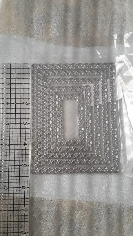 5 шт./компл. Прямоугольные рамки для скрапбукинга DIY Фотоальбом создания