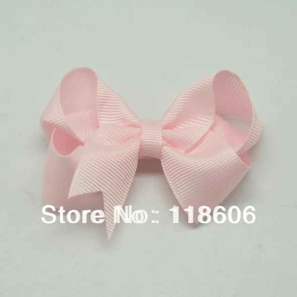 

Free Shipping 60pcs Pink Small Grosgrain Ribbon Girls' Hair accessories