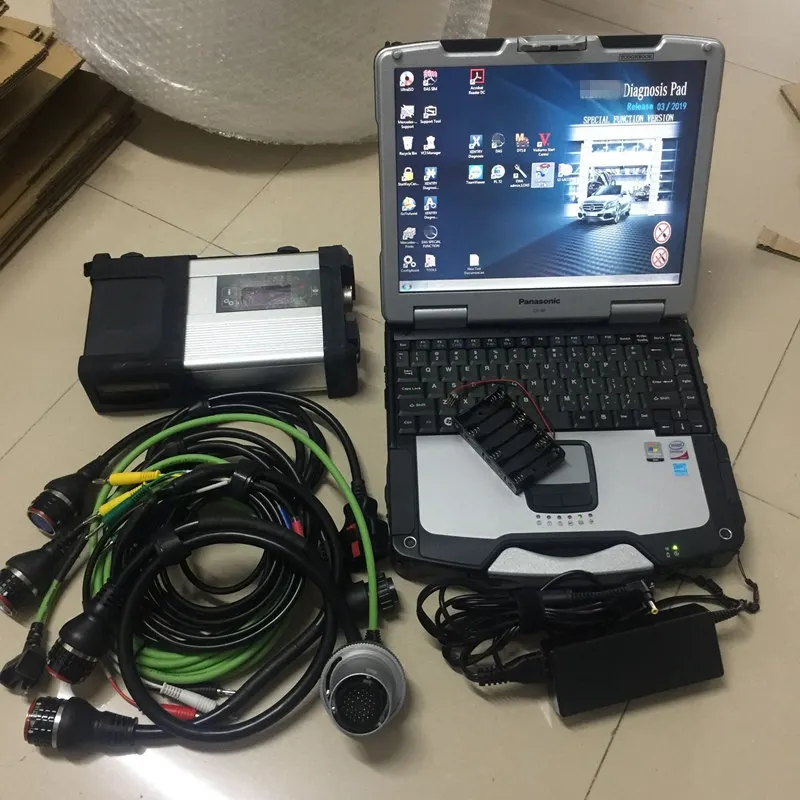SD C5 with CF-30 SSD MB Star C5 SD C5 V12. программное обеспечение X WIS DTS Vediamo HHT в 360 ГБ SSD ноутбук CF-30 CF30 4G для MB star автомобильный грузовик диагностический инструмент - Цвет: SD C5 with CF-30 SSD