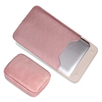pink sets Из искусственной кожи чехол для ноутбука Macbook Air retina 11 12 13 15 чехол с сенсорной панелью для Xiaomi Pro 15,6 женский мужской матовый чехол - Цвет: pink sets