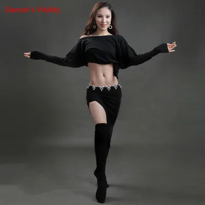 As picture 10 Новинка, костюм для Танцев Живота+ короткая юбка, сексуальный костюм для тренировок, 12 цветов - Цвет: As picture 10