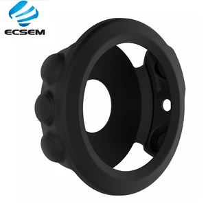 Чехлы ECSEM ДЛЯ Fenix 5x, силиконовый защитный силиконовый чехол с зарядным портом, заглушка от пыли для Garmin Fenix 5x Sapphire
