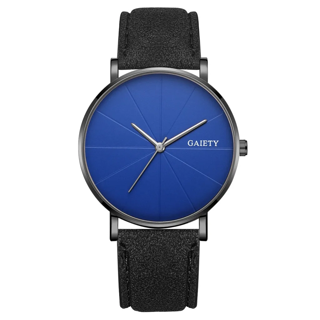 New Watches Men Fashion Casual Unobtrusive Simple Single Business Leather Band Watch Quartz Relogio Luxury Wristwatches