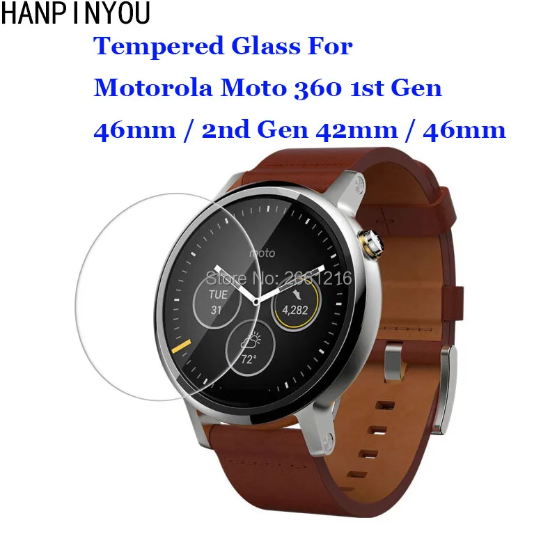 Для Motorola Moto 360 1st Gen 2nd 42 мм/46 мм умные часы из закаленного стекла 9H 2.5D Премиум