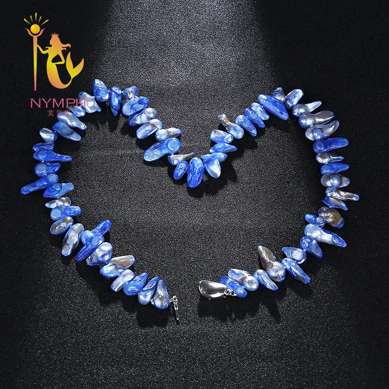 Ожерелье с жемчугом NYMPH ожерелье из натурального пресноводного жемчуга в стиле