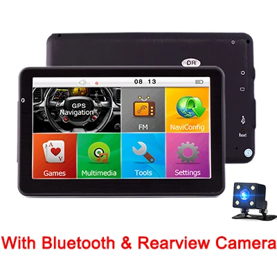 BT Rear camera 7 дюймов Автомобильный gps-навигатор, навигация WinCE 6,0 Bluetooth AVIN камера заднего вида 8 ГБ/256 Мб Европа Навител пожизненная карта автомобиля gps - Размер экрана, дюймов: BT Rear camera