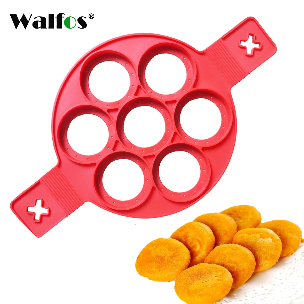 WALFOS пищевая флексиба силиконовая Яйцо Браконьер повара Poach Pouch кухонный инструмент для выпечки ложечка Яйцо кухонные инструменты для приготовления пищи