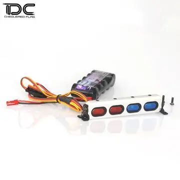 DC RC задний светильник светодиодный ряд s полицейский цветной для TRAXXAS UDR DCAB 8004