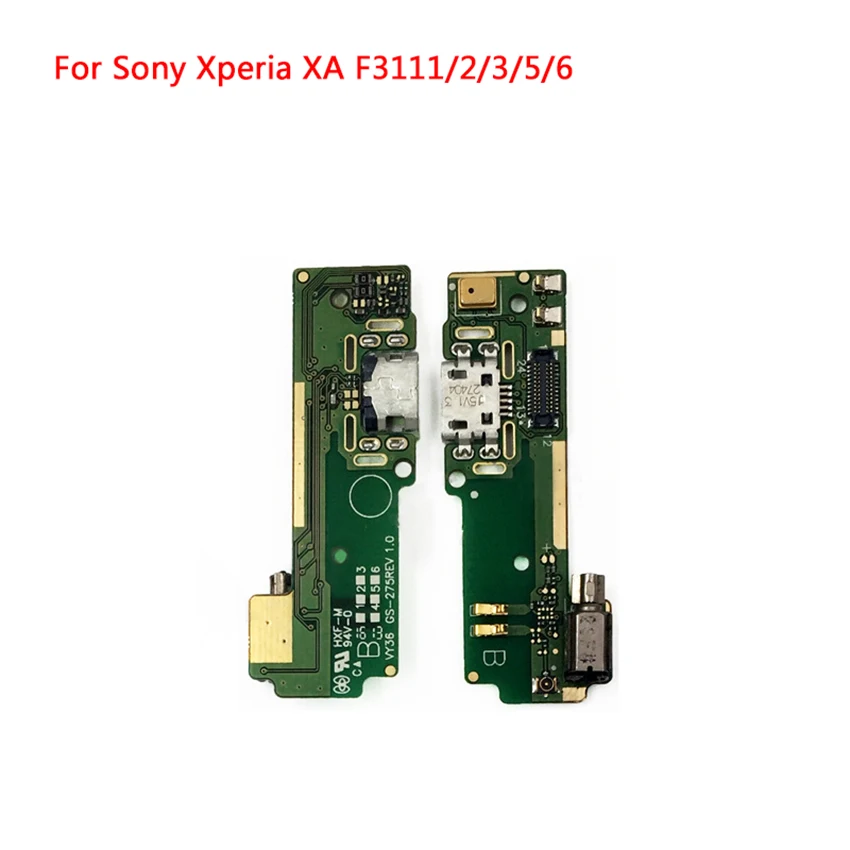 USB разъем для зарядного устройства плата зарядки гибкий кабель Sony Xperia XA F3111 F3112 F3113