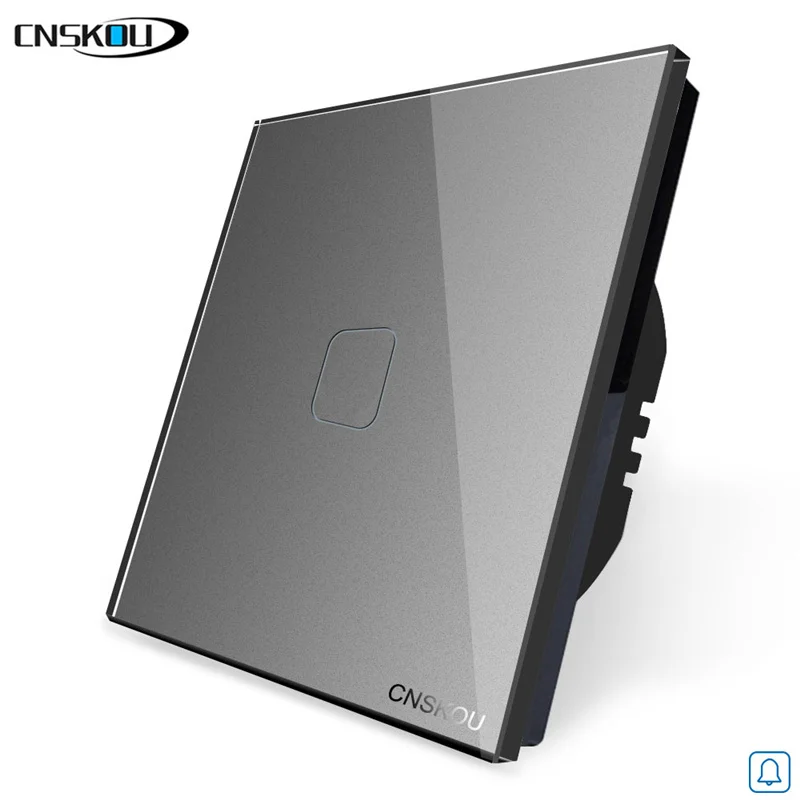 Cnskou ЕС/Великобритания Стандартный сенсорный экран дверной Звонок переключатель
