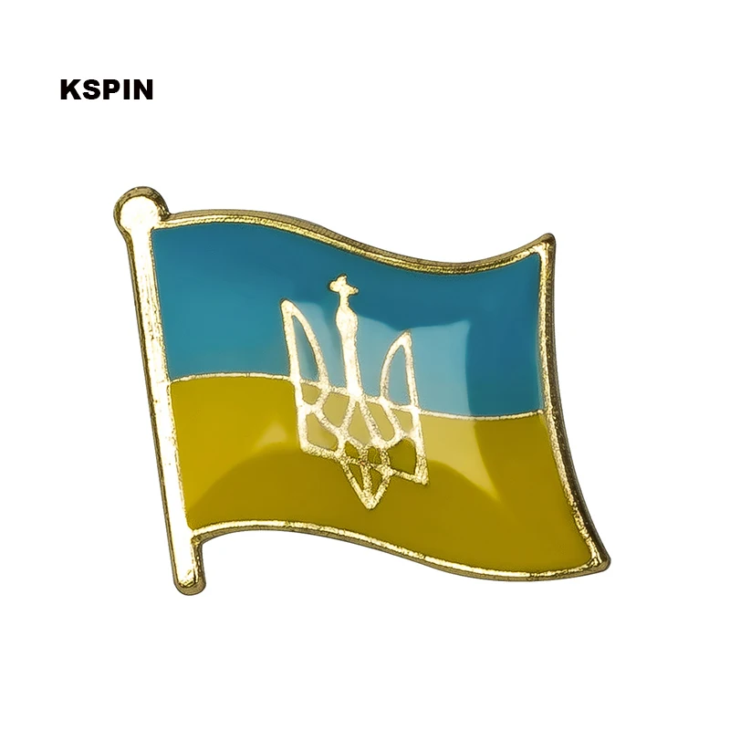 KS0187 Флаг булавки значок с флагом страны брошь в виде флага Национальный флаг лацкан булавка международные путешествия булавки коллекции - Цвет: KS0187