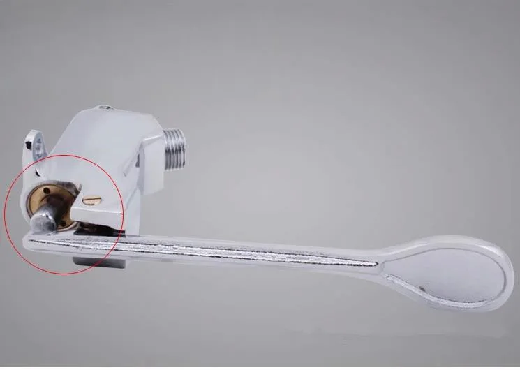 Бесплатная доставка ножной пресс промывочный клапан с твердой латунной ванной