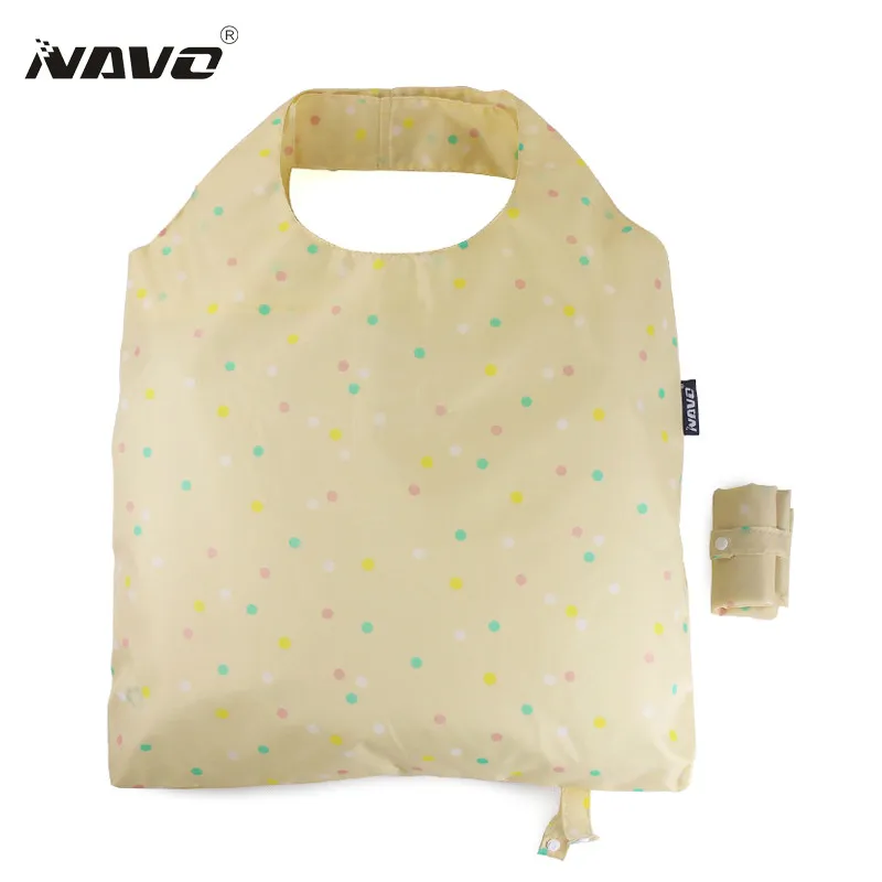 NAVO Design большая сумка для покупок в горошек, складная сумка для покупок, многоразовые складные продуктовые сумки, Eco Bag, Opvouwbare Boodschappentas