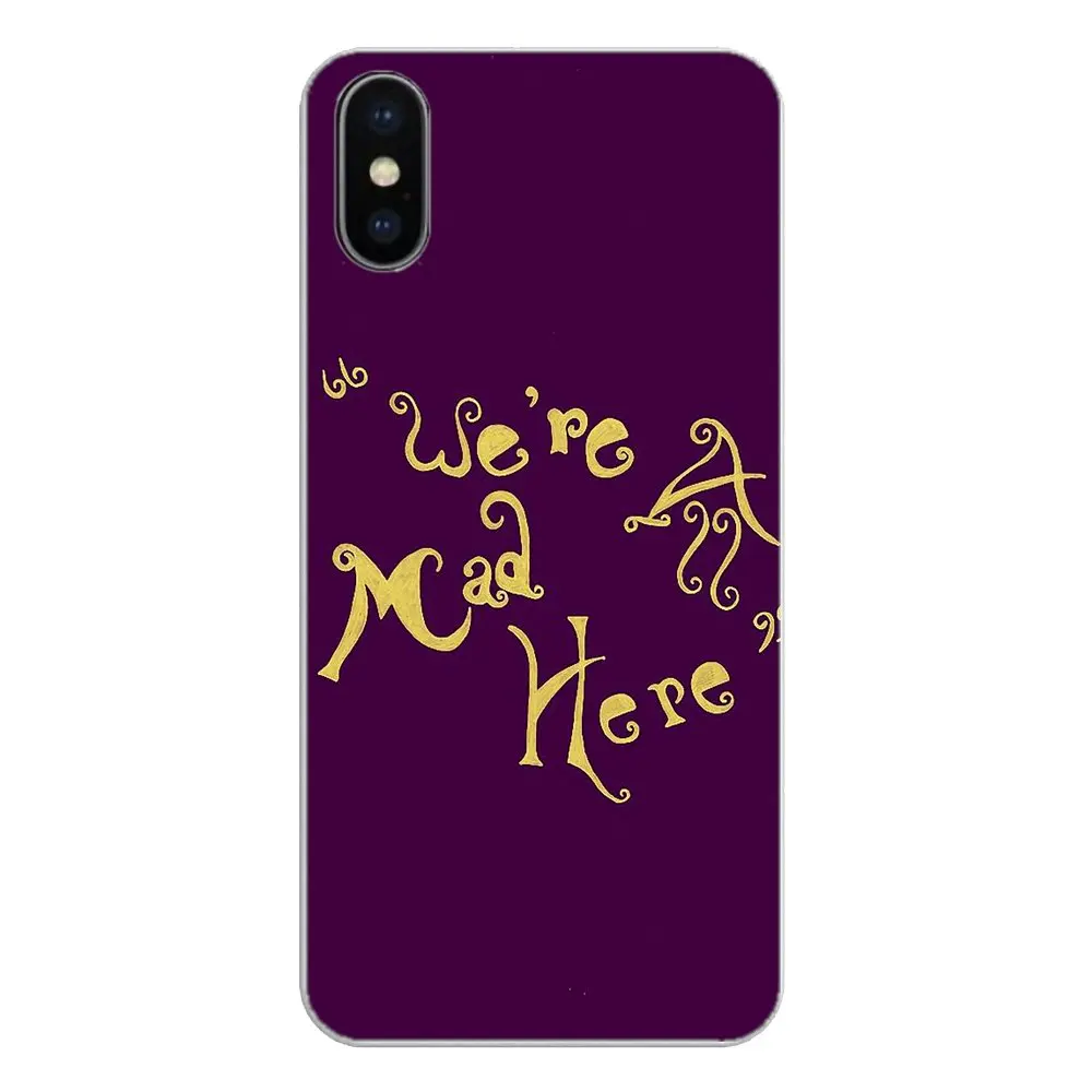 Для samsung Galaxy Note 8 9 S9 S10 A8 A9 Star Lite Plus A6S A9S мы all mad here и Алиса в стране чудес