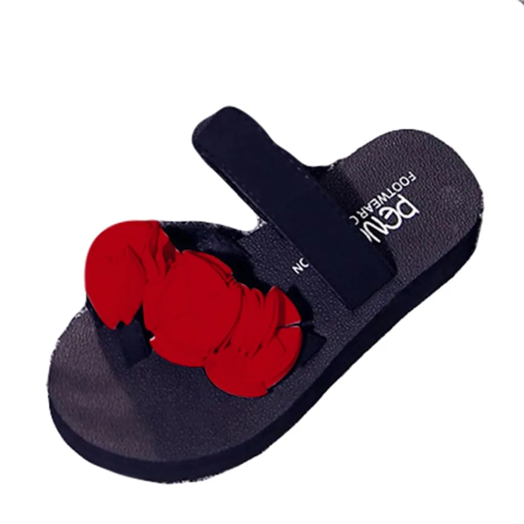 2019 г. Летние модные женские Вьетнамки без шнуровки с открытым носком цветочным