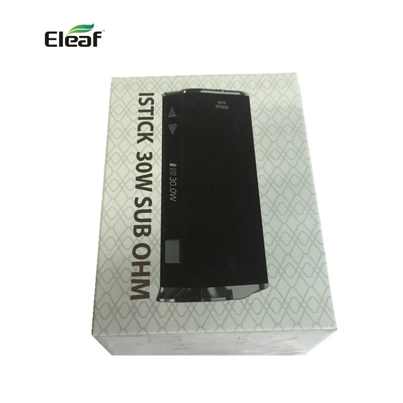 Оригинальный боксмод Eleaf istick 30 Вт ismoka eleaf встроенный аккумулятор со штепсельной