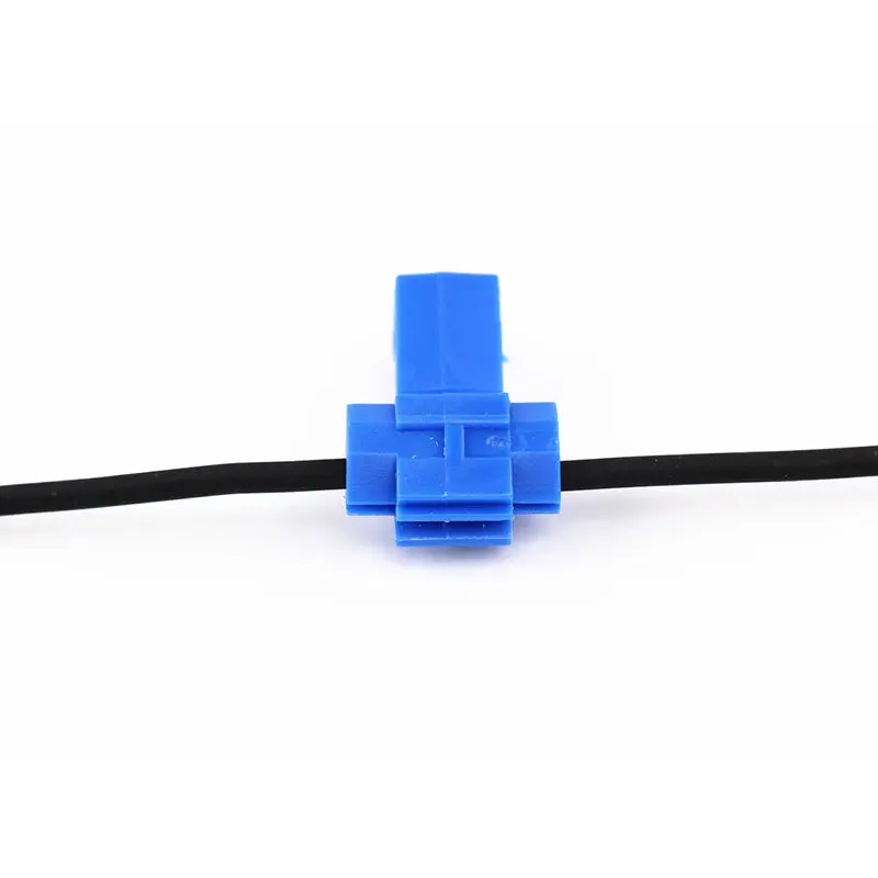 50x Blue Electrical Cable Fast Connectors Quick Splice Lock Wire Terminals Crimp | Обустройство дома