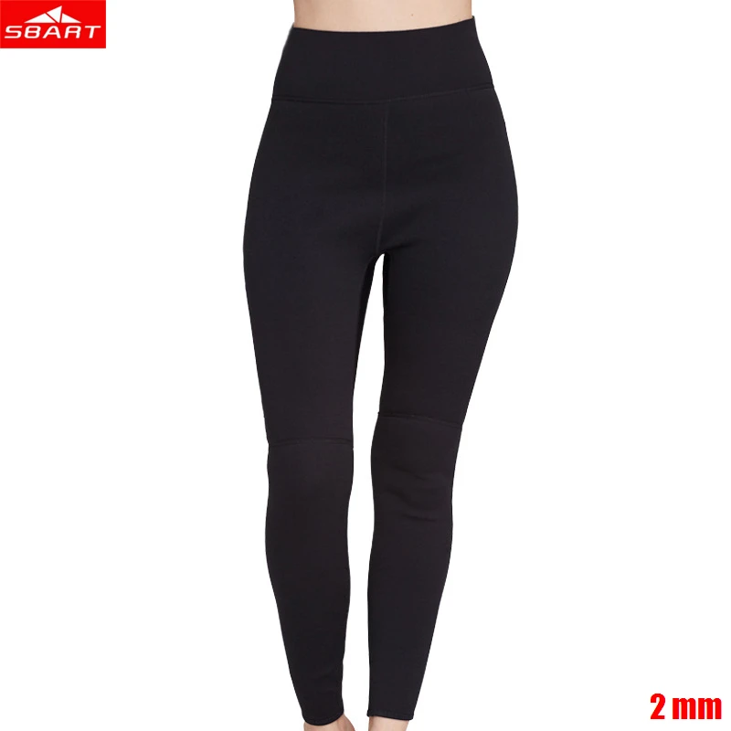 Sbart женские 2 мм Неопреновые эластичные длинные штаны для дайвинга купальник
