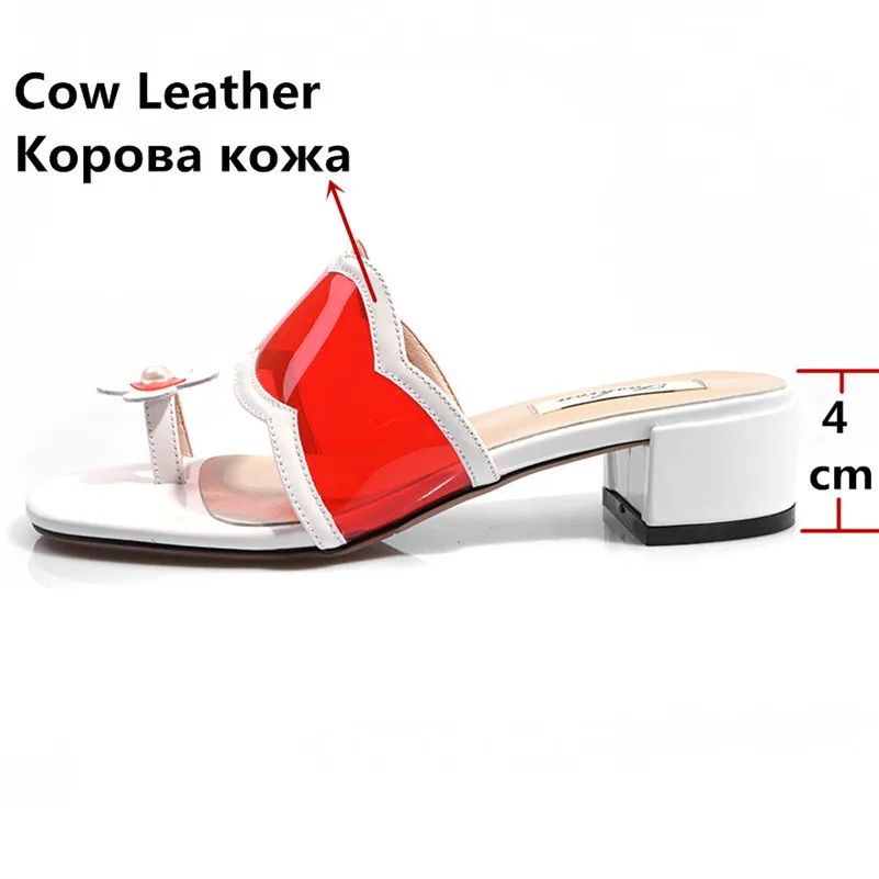 CONASCO Prom Party Summer Sweet Sandals Women Genuine Leather Square High Heels Flower Elegant Herringbone Shoes Woman | Обувь