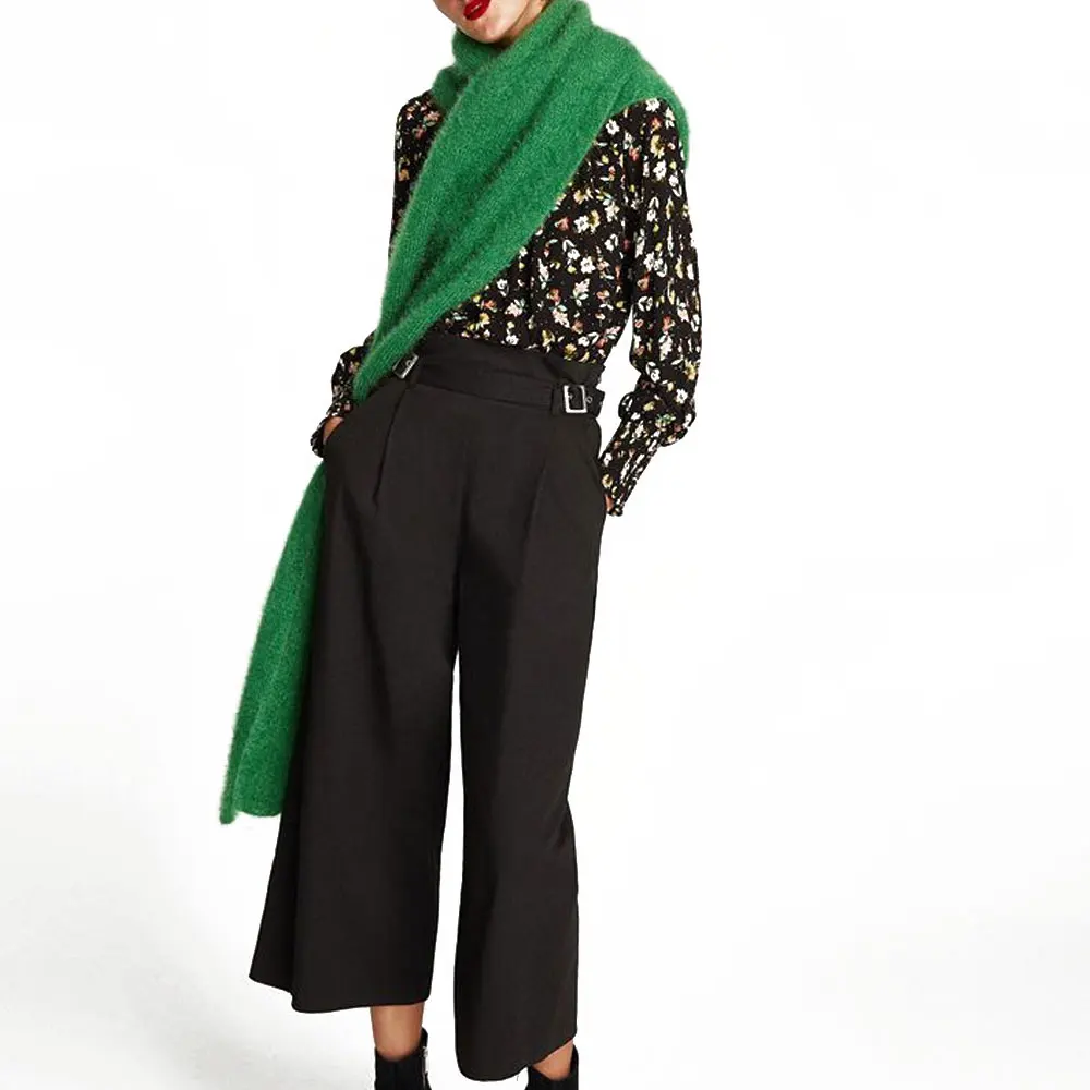 Зимний шарф Для женщин Сплошной Цвет ветрозащитный мягкий теплый Элитный бренд