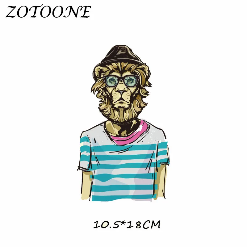 Нашивки ZOTOONE для одежды нашивка с животными термотрансферный аксессуар сделай