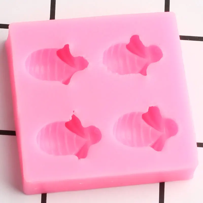 Пчела насекомых Силиконовые формы животных форма для шоколадного фондана DIY