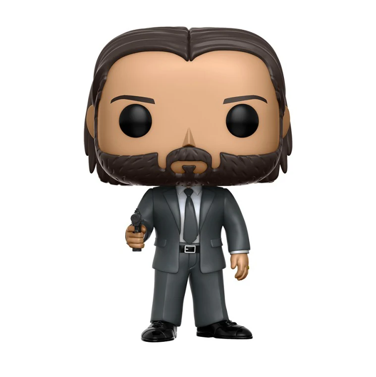 387 no box 2 FUNKO POP Movie John Wick: Chapter 2 фигурка модель игрушки Джон уик#387 коллекционные игрушки для фанатов подарок на день рождения для детей - Цвет: 387 no box 2