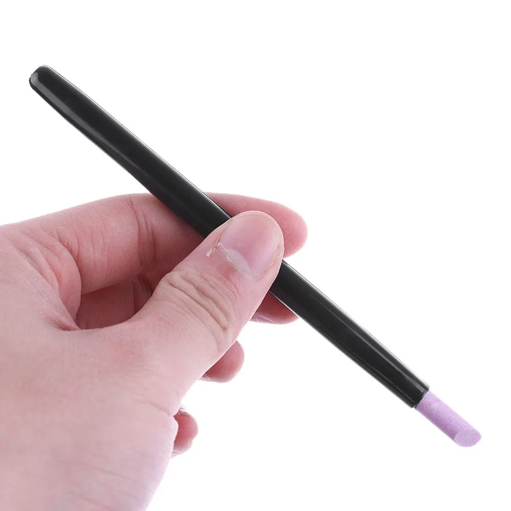 1 шт. удобный кварцевый камень ручка для удаления кутикулы дизайна ногтей ложка