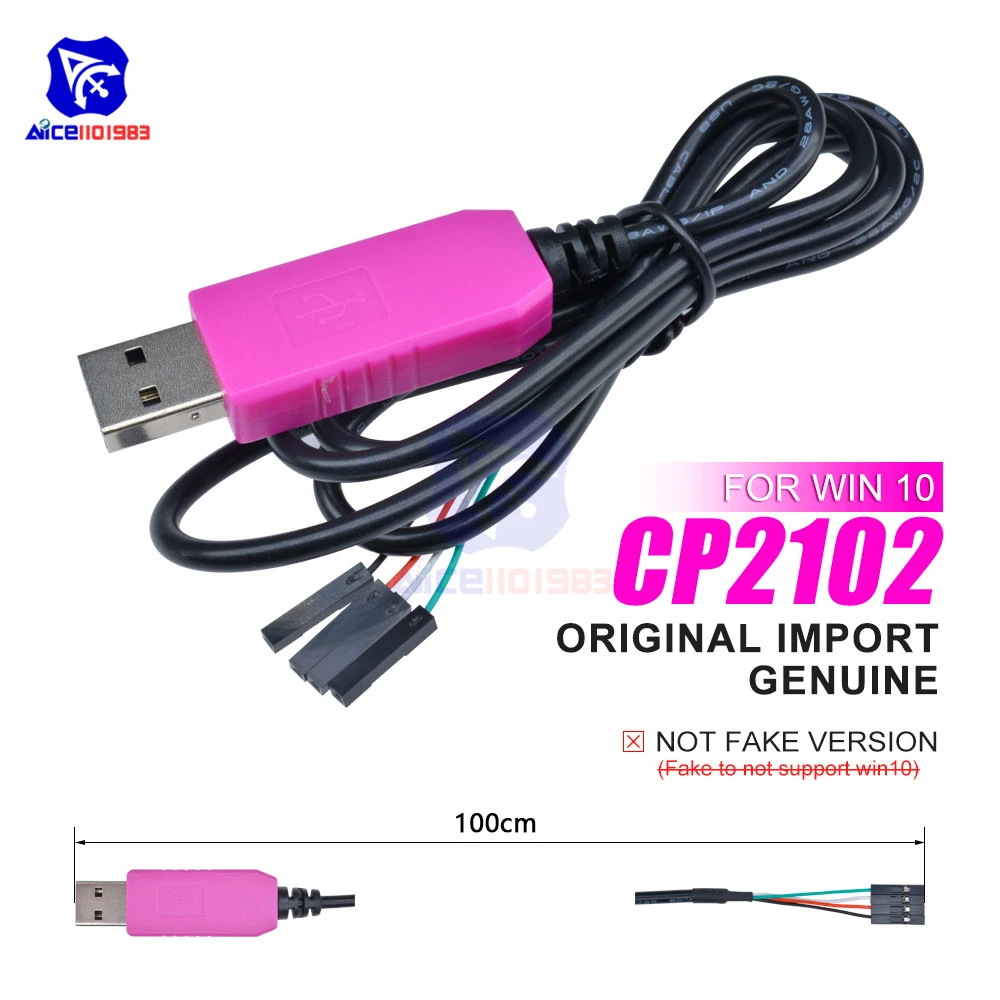 Оригинальные чипы CP2102 USB 2 0 к TTL кабель для последовательной загрузки 4 контактный