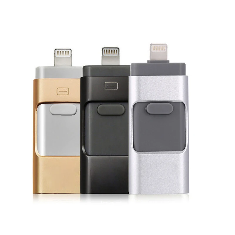 3 в 1 OTG Мобильный USB флэш накопитель креативная Новинка для IPhone 5 6 7 8 X микро памяти