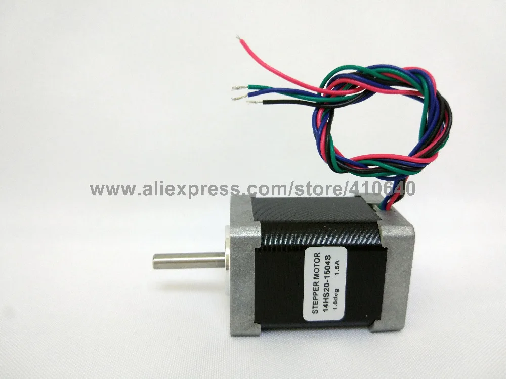 Бесплатная доставка шаговый двигатель 14HS20 1504S L52mm Nema14 с 1.8deg 1.5 40 N. см биполярным 4