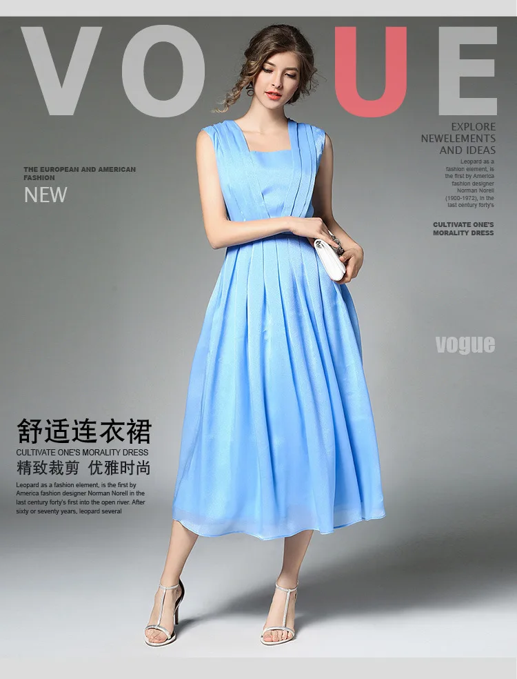 AiZhunEr2017 Новый High End обжима рукавов Длинная летняя Женская платье yy|women dress|summer women