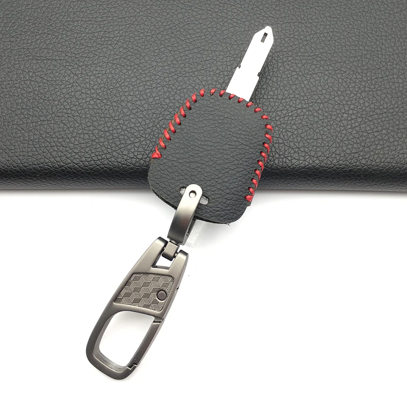 100% кожаный чехол для автомобильного ключа Peugeot 206 307 207 Citroen C2 C3 C4 Иран Toyota с 2