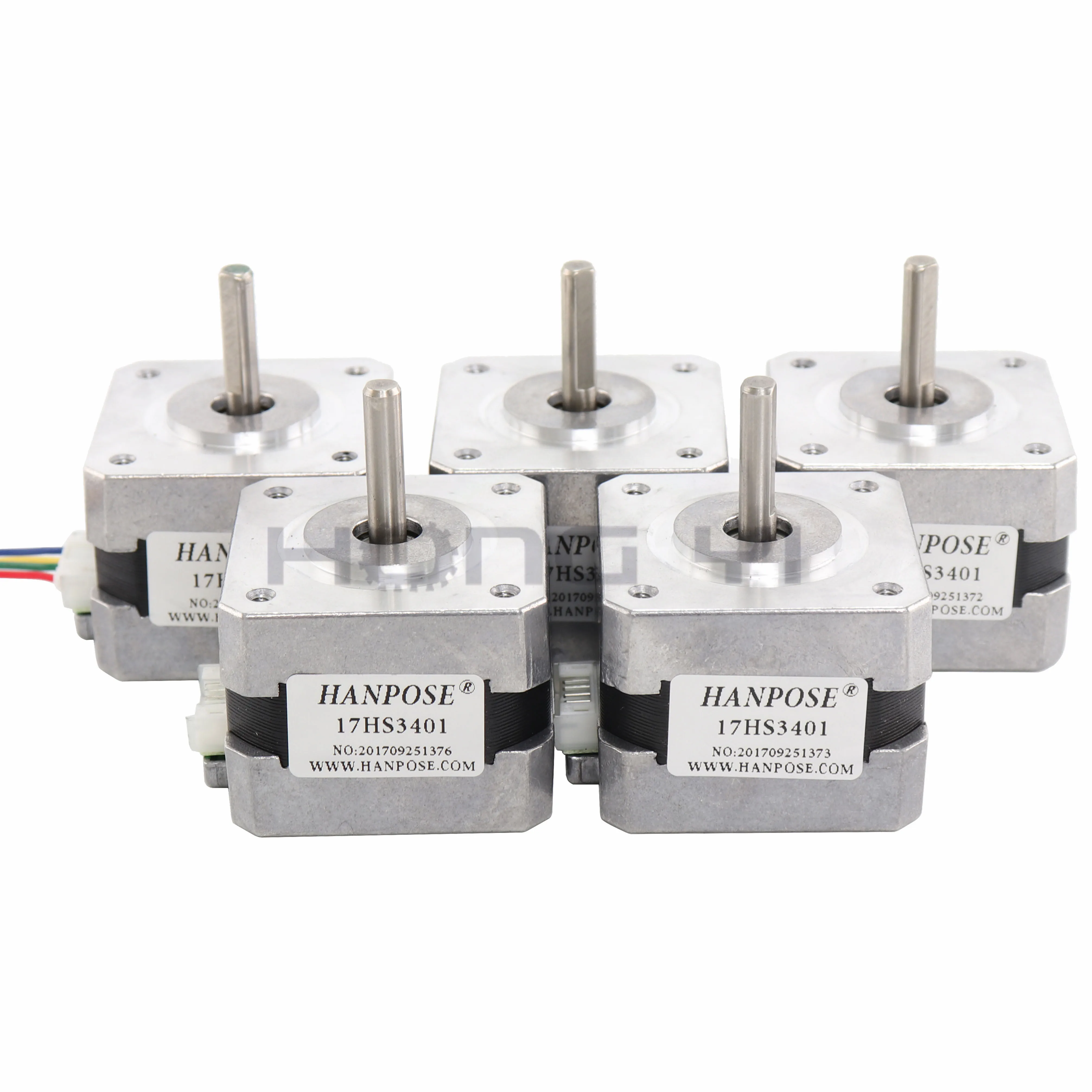 

5 pcs / lots 17HS3401 4-lead Nema 17 Stepper Motor 42 motor for 3D printer 1.3A CE ROSH ISO CNC Laser Grind Foam Plasma Cut