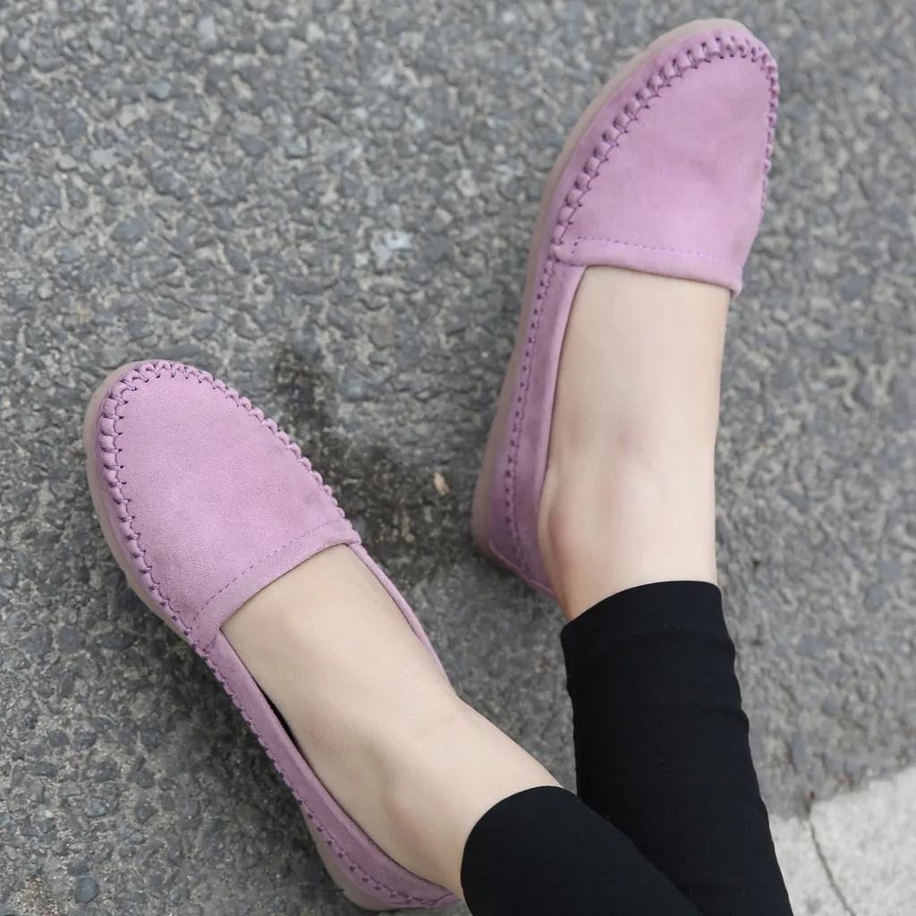 Новая повседневная Уличная обувь высокого качества на плоской подошве с круглым